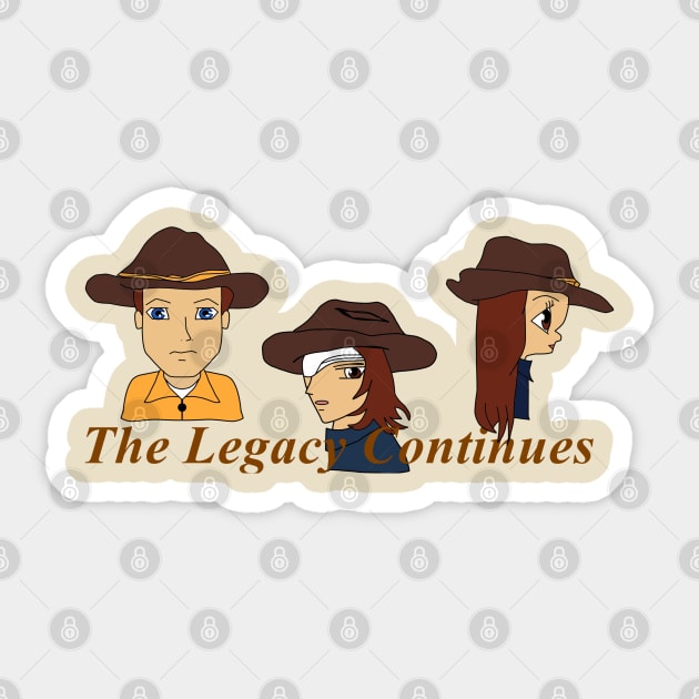 grimes family Sticker by tiffytiff